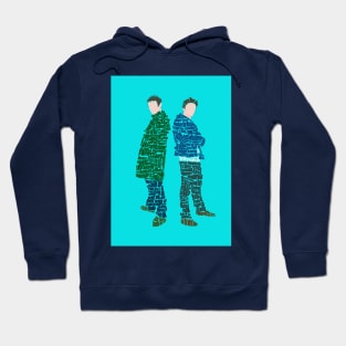 Oasis Liam and Noel Music Artwork Hoodie